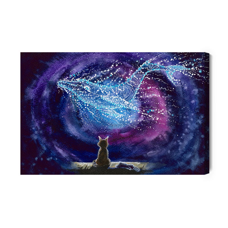 Ljuddämpande tavla - Cat on the background