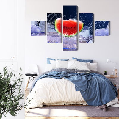 Ljuddämpande tavla - Watermelon on ice