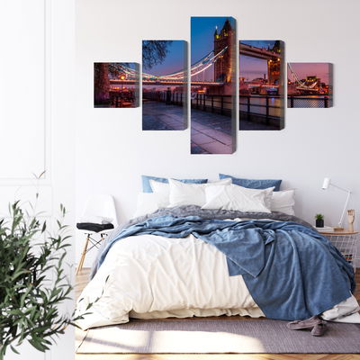 Ljuddämpande tavla - Tower bridge in London