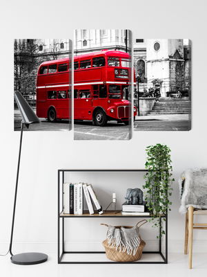 Ljuddämpande tavla - A double decker bus in London