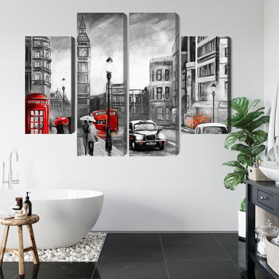 Ljuddämpande tavla - London street view