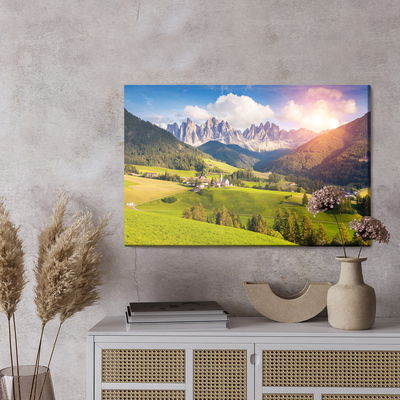 Ljuddämpande tavla - Beautiful mountain landscape