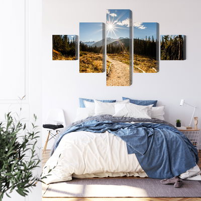 Ljuddämpande tavla - A sunny day in the tatras 3d