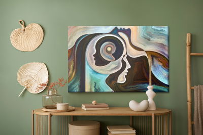 Ljuddämpande tavla - Abstraction of the human