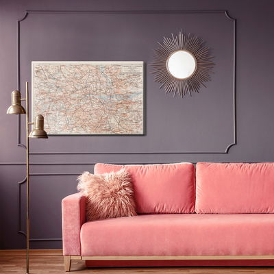 Ljuddämpande tavla - Map of London