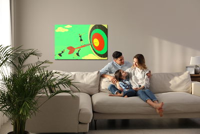 Ljuddämpande tavla - Bull's-eye