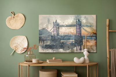Ljuddämpande tavla - The view of the tower bridge