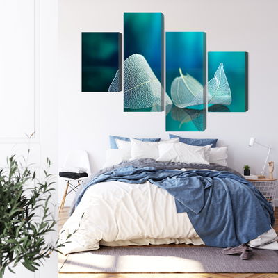 Ljuddämpande tavla - Delicate leaves close up