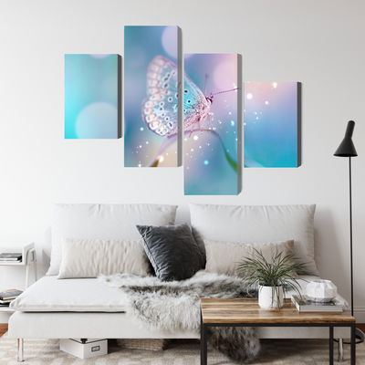 Ljuddämpande tavla - A delicate butterfly