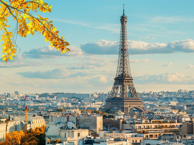 Ljuddämpande tavla - Paris panorama