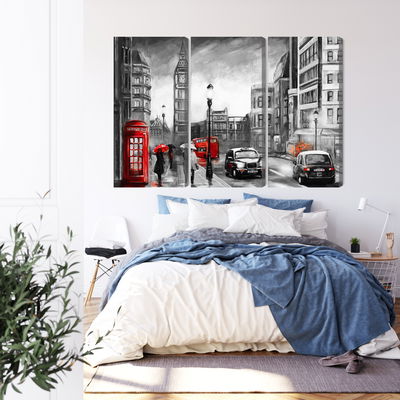 Ljuddämpande tavla - London street view