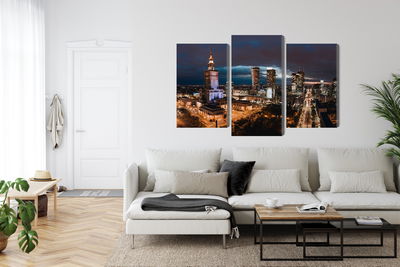 Ljuddämpande tavla - Panorama of the center