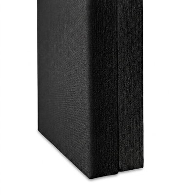 PES Wall Deep Absorb vægabsorber 100 mm i sort med lige kantprofil