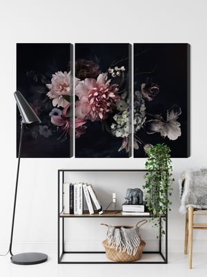 Ljuddämpande tavla - Flowers in vintage style