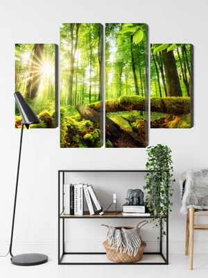 Ljuddämpande tavla - Rays of the sun in the 3d