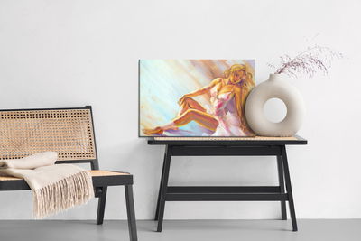 Ljuddämpande tavla - Painted ballerina