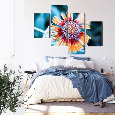 Ljuddämpande tavla - Rudbeckia flowers covered