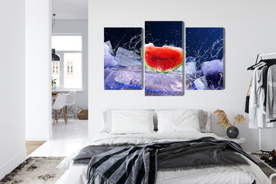 Ljuddämpande tavla - Watermelon on ice