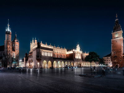 Ljuddämpande tavla - Kraków's cloth hall and st.
