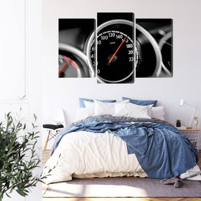 Ljuddämpande tavla - Car speedometer