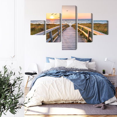 Ljuddämpande tavla - North sea pier 3d