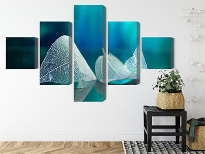 Ljuddämpande tavla - Delicate leaves close up