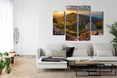 Ljuddämpande tavla - Bread mountain peak