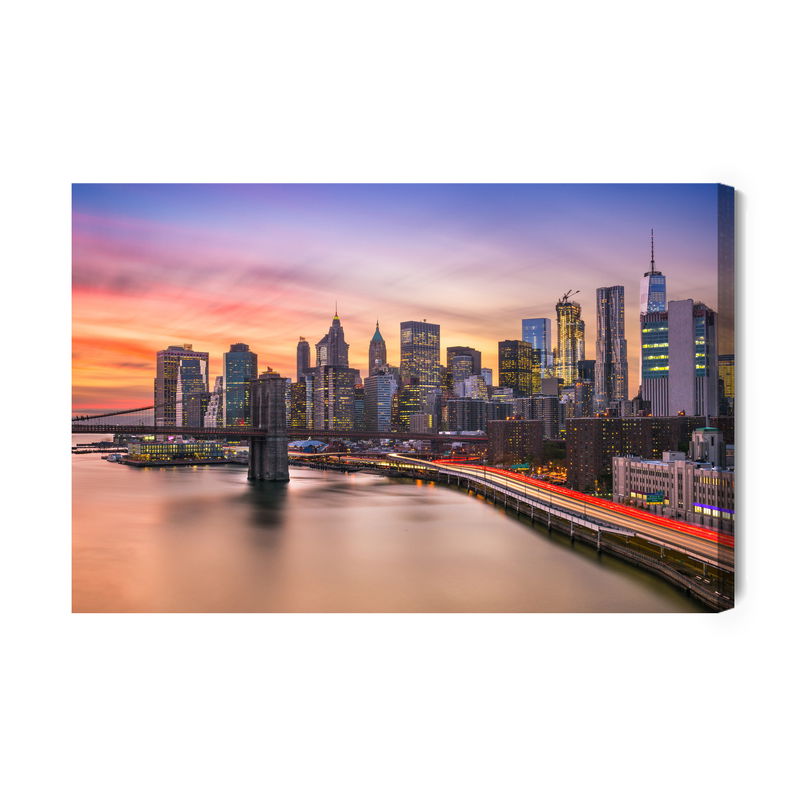 Ljuddämpande tavla - New York city panorama