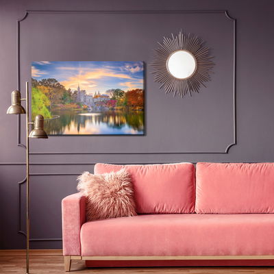 Ljuddämpande tavla - Belvedere castle in central