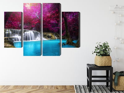 Ljuddämpande tavla - Kanchanaburi waterfall