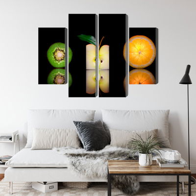 Ljuddämpande tavla - Fruit halves