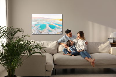 Ljuddämpande tavla - Salty shore of the sea