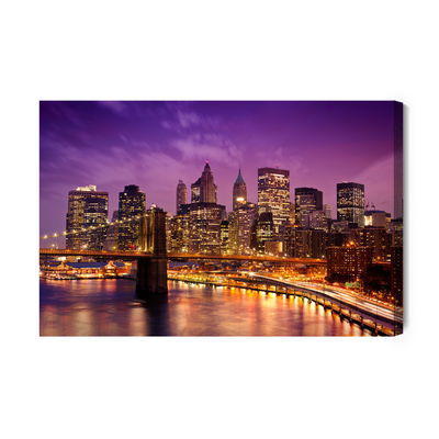 Ljuddämpande tavla - New York by night