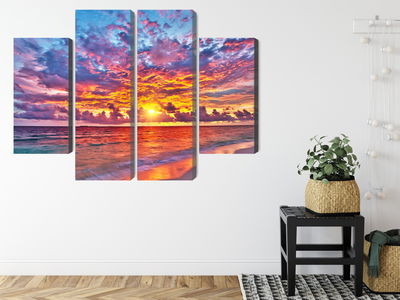 Ljuddämpande tavla - Picturesque sunset