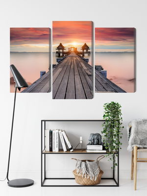 Ljuddämpande tavla - Hazy sea