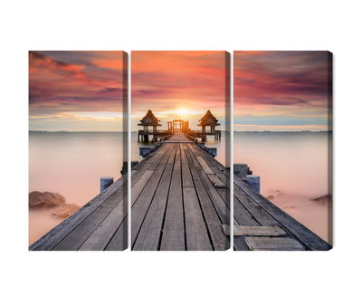 Ljuddämpande tavla - Hazy sea