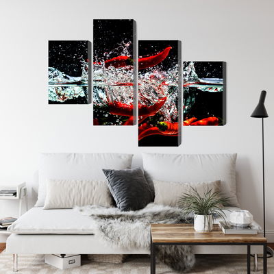 Ljuddämpande tavla - Chili in water