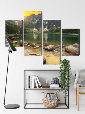 Ljuddämpande tavla - Morskie oko in tatra