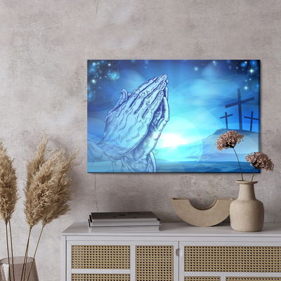 Ljuddämpande tavla - Three crosses on the hill