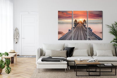 Ljuddämpande tavla - Hazy sea