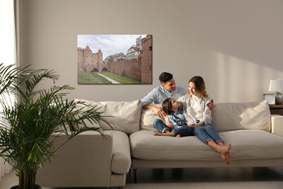 Ljuddämpande tavla - Castle walls in Warsaw