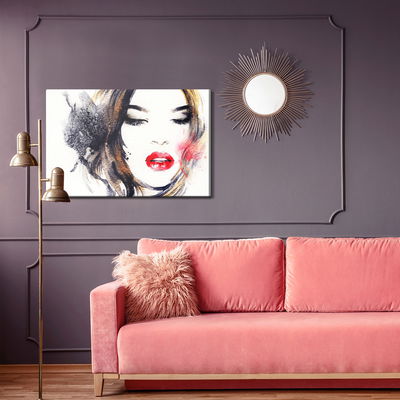 Ljuddämpande tavla - Abstract portrait of women