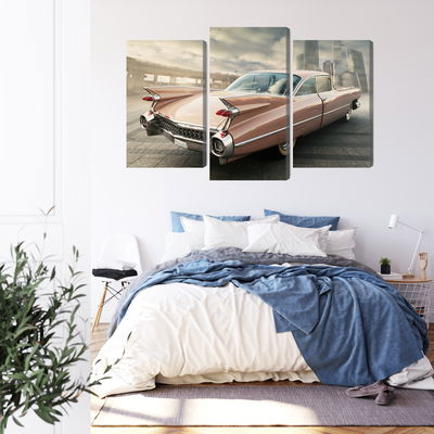 Ljuddämpande tavla - Vintage style car