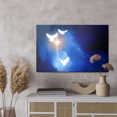 Ljuddämpande tavla - An abstract cross