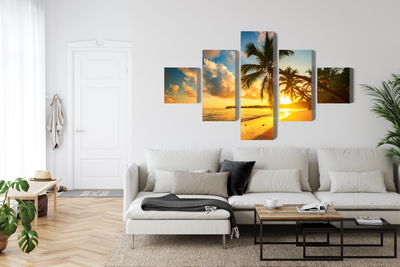 Ljuddämpande tavla - Tropical beach in punta