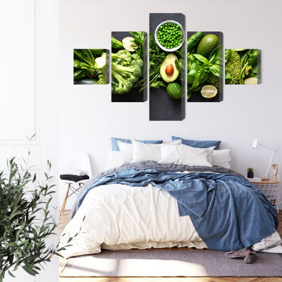 Ljuddämpande tavla - Green vegetables