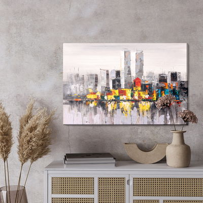 Ljuddämpande tavla - Abstract painting New York