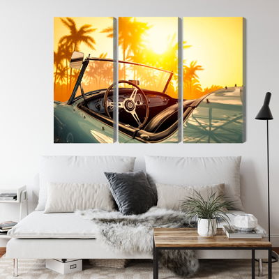 Ljuddämpande tavla - View from the car