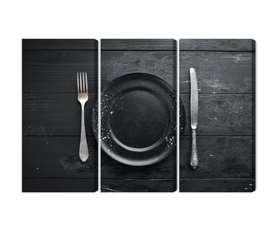 Ljuddämpande tavla - Vintage tableware