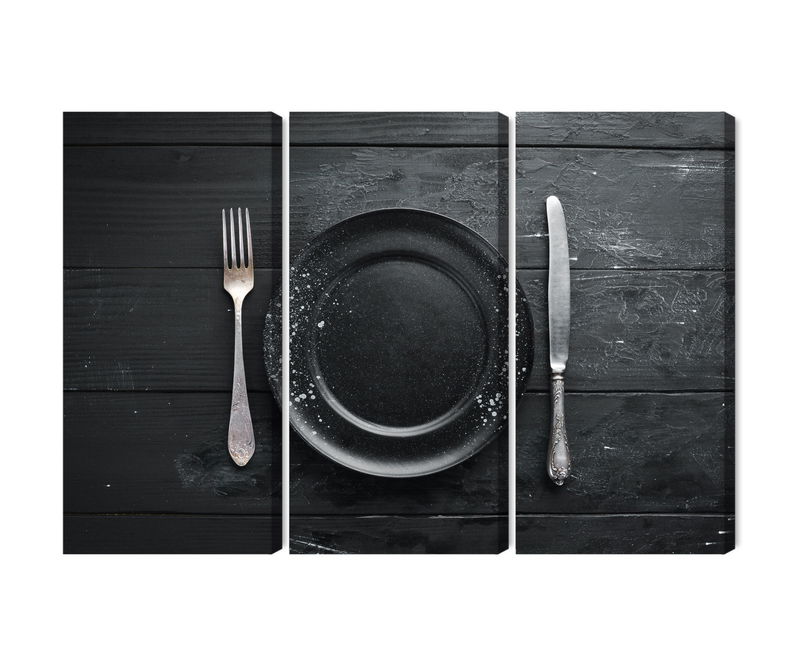 Ljuddämpande tavla - Vintage tableware